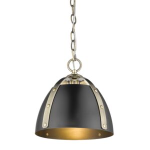 Aldrich AB 1-Light Pendant in Aged Brass