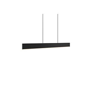 1-Light LED Pendant in Black