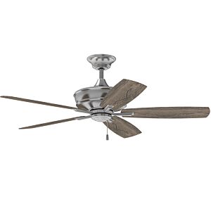 Craftmade 56" Sloan Ceiling Fan in Brushed Polished Nickel w/Blades & Light Kit