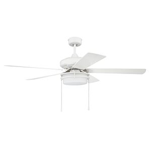 Craftmade 52" Stonegate Ceiling Fan in White