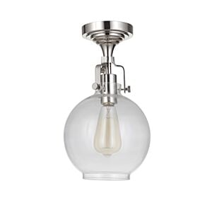 Craftmade Gallery State House 8" Ceiling Light in Polished Nickel