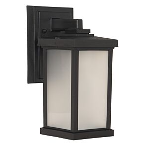 Craftmade Composite Lanterns 12" Outdoor Wall Light in Textured Matte Black