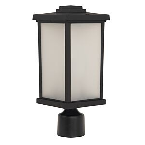 Craftmade Composite Lanterns 15" Outdoor Post Light in Textured Matte Black