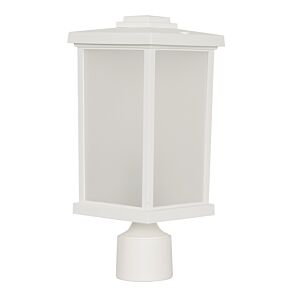 Craftmade Composite Lanterns 15" Outdoor Post Light in Textured White