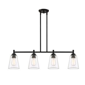 Westin 4-Light Island Pendant in Matte Black