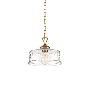 Drake 1-Light Pendant in Brushed Gold