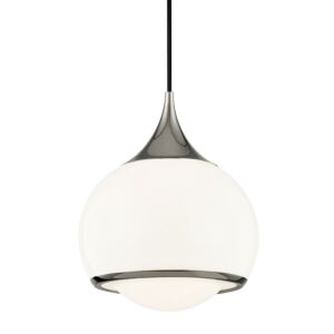 Reese 1-Light Pendant in Polished Nickel