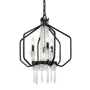 Barcelona 4-Light Pendant in Onyx