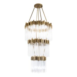 Matrix 18-Light Chandelier in Havana Gold