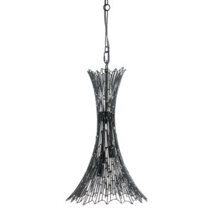 Rikki 3-Light Foyer Pendant in Carboged Gold