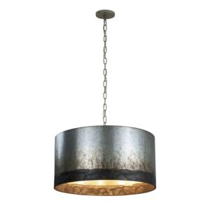 Cannery 4-Light Pendant in Ombre Galvanized