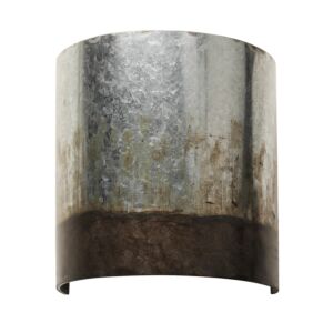 Cannery 1-Light Wall Sconce in Ombre Galvanized