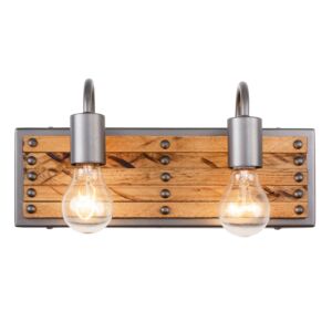 Ella Jane 2-Light Bathroom Vanity Light in New Bronze