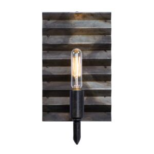 Flynne 1-Light Wall Sconce in Artistic Fired Steel