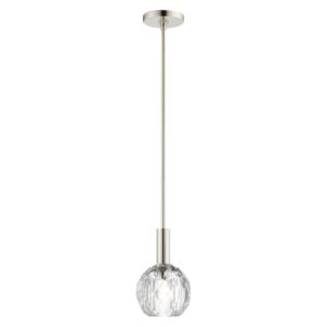 Whitfield 1-Light Pendant in Polished Nickel