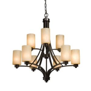 Artcraft Parkdale 9-Light Chandelier in Oil Rubbed Bronze