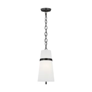 Visual Comfort Studio Cordtlandt Pendant Light in Aged Iron by Alexa Hampton