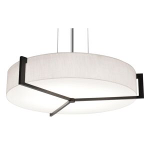 Apex LED Pendant in Satin Nickel