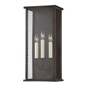Zuma 3-Light Outdoor Wall Sconce in French Iron