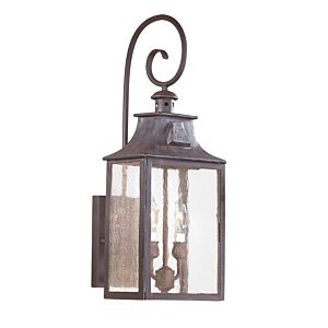 Newton 2-Light Wall Lantern in Soft Off Black