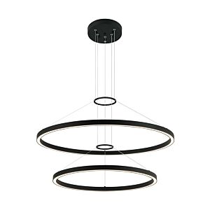 O'Hara 1-Light LED Chandelier in Matte Black