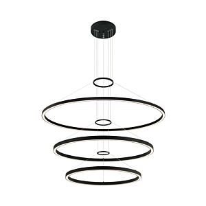 O'Hara 1-Light LED Chandelier in Matte Black