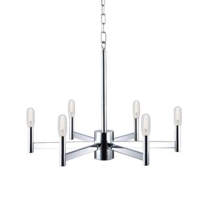 Matteo Euryale 6-Light Chandelier In Chrome