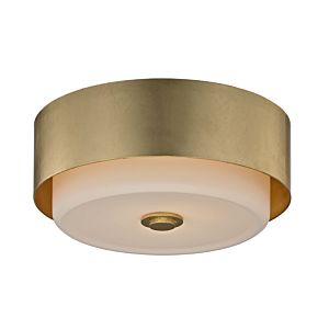 Troy Allure 2 Light Ceiling Light in Gold Leaf