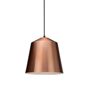 Matteo Encase 1-Light Pendant Light In Copper