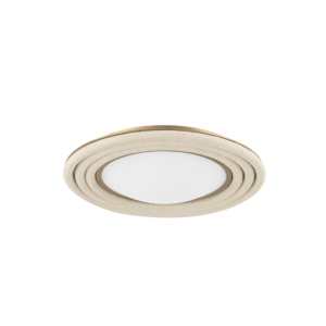 Zion Led Flush Mount in Patina Brass