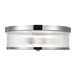 Visual Comfort Studio Geneva 2-Light Ceiling Light in Polished Nickel by Chapman & Myers