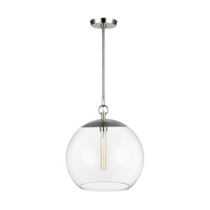 Visual Comfort Studio Atlantic Pendant Light in Polished Nickel by Chapman & Myers