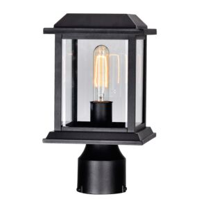 CWI Lighting Blackbridge Blackbridge 1 Light Outdoor Black Lantern Head