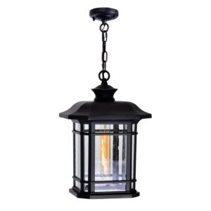 CWI Lighting Blackburn Blackburn 1 Light Outdoor Black Pendant