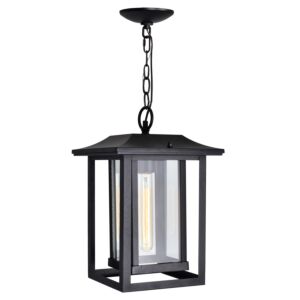 CWI Lighting Winfield Winfield 1 Light Black Outdoor Hanging Light