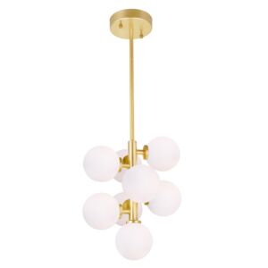 CWI Lighting Arya 8 Light Pendant with Satin Gold finish