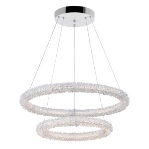 CWI Lighting Arielle LED Chandelier with Chrome Finish