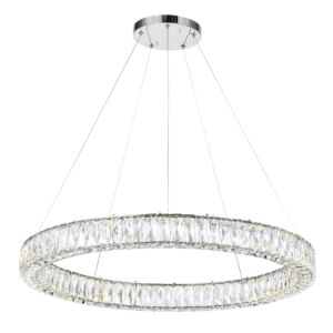 CWI Lighting Madeline LED Chandelier with Chrome Finish