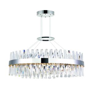 CWI Lighting Glace LED Chandelier with Chrome Finish