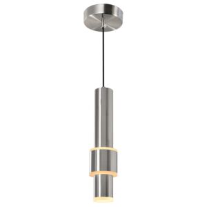 Lena 1-Light LED Mini Pendant in Satin Nickel