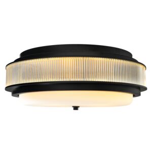 Valdivia 5-Light Flush Mount Ceiling Light in Black