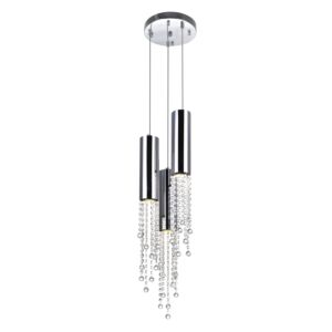 CWI Lighting Extended 3 Light Down Mini Pendant with Chrome finish