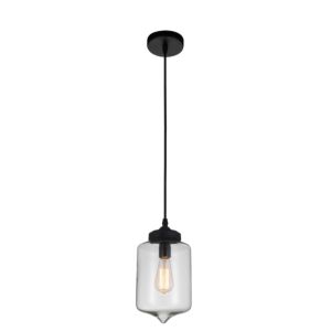 Glass 1-Light Mini Pendant in Transparent