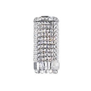 CWI Colosseum 4 Light Bathroom Sconce With Chrome Finish