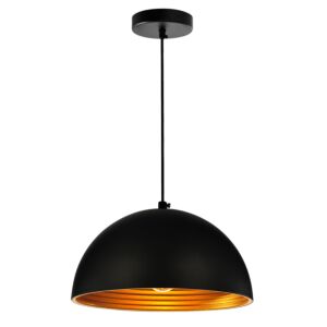 CWI Lighting Modest 1 Light Down Mini Pendant with Black finish