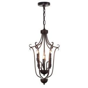 CWI Lighting Maddy 6 Light Up Chandelier with Oil Rubbed Brown finish