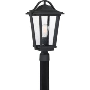 Darius 1-Light Outdoor Post Mount in Earth Black