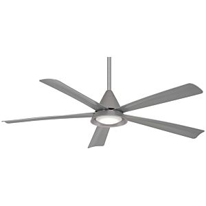 Minka Aire Cone 54 Inch LED Ceiling Fan in Silver