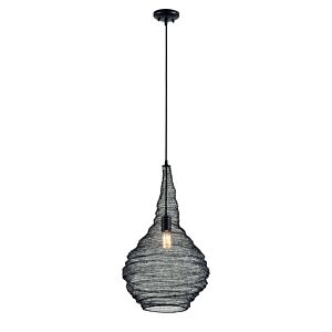 Wabi Sabi 1-Light Pendant in Black