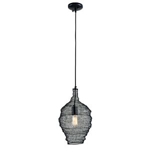 Wabi Sabi 1-Light Pendant in Black